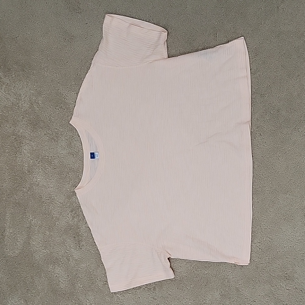 Striped Peach Crop Top Old Navy XL
